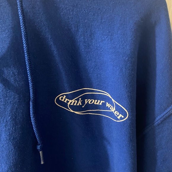Blue Hoodie Size Medium - Picture 3 of 3